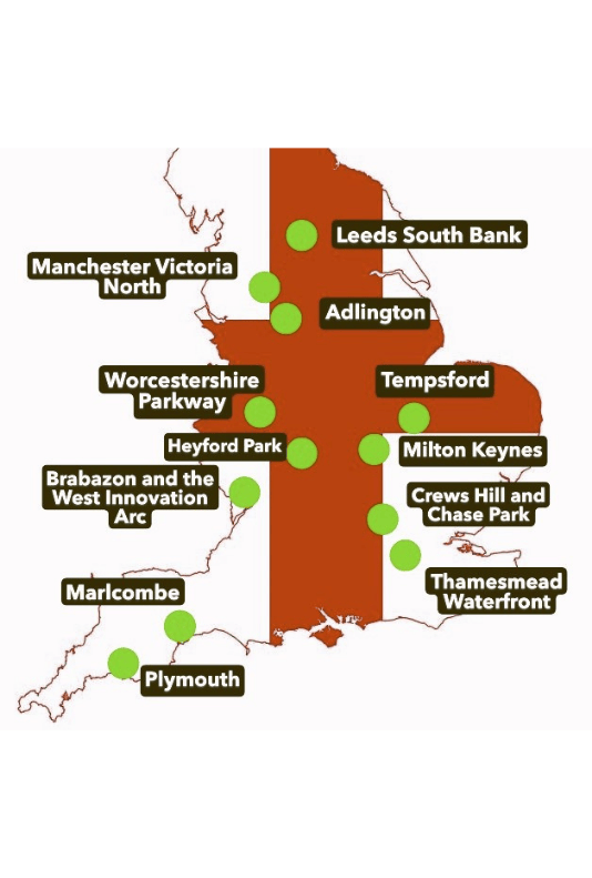 12 New Project Locations